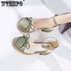 Dicke Ferse Schuhe weibliche Herbst Fee Schuhe flachen Mund hohl einzelne Schuhe weibliche All-Match-Sandalen