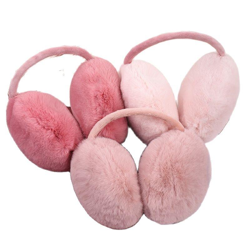 Autumn and Winter Students Ride Lovely Ears Warm Face Women's Earmuffs