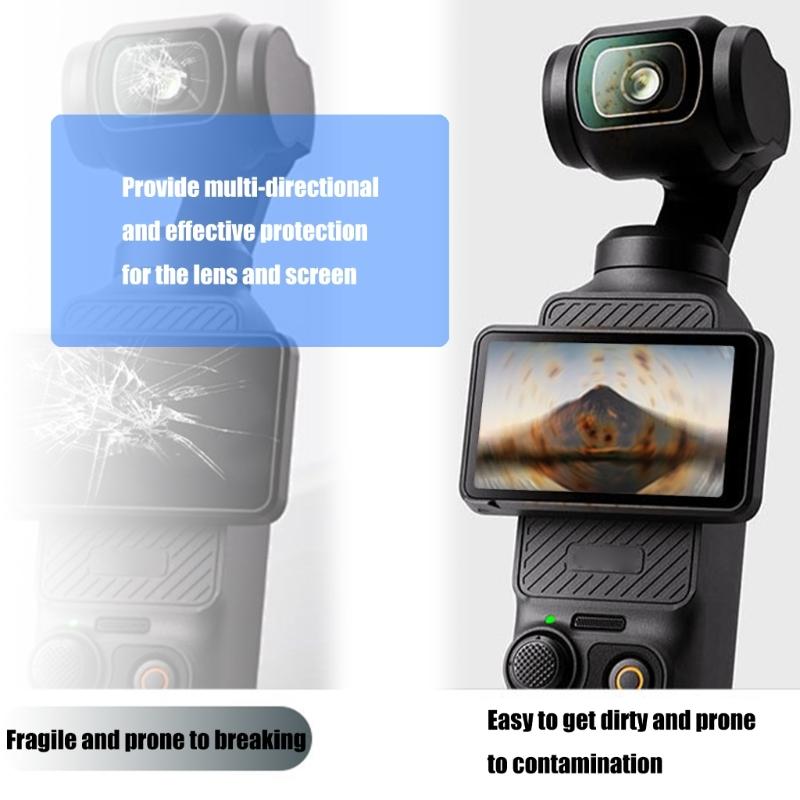 Durability Camera Cover With Impact Resistance Compactly Portable Structure for Pocket 3 Camera Protective Case Shell