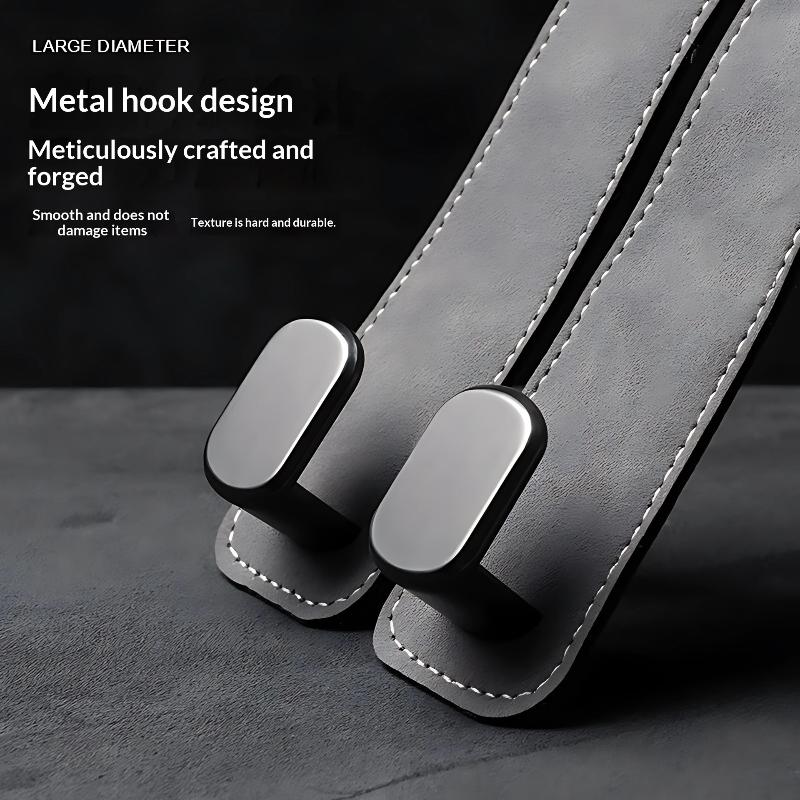 1 Stück PVC Auto Kopfstützenhaken Doppelhakendesign Geeignet für Geldbörsen und Taschen Sitzrückseite Aufbewahrungszubehör