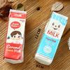 Pencil Case Simulation Milk PU Leather Kawaii Stationery Storage Organizer Pouch Carton