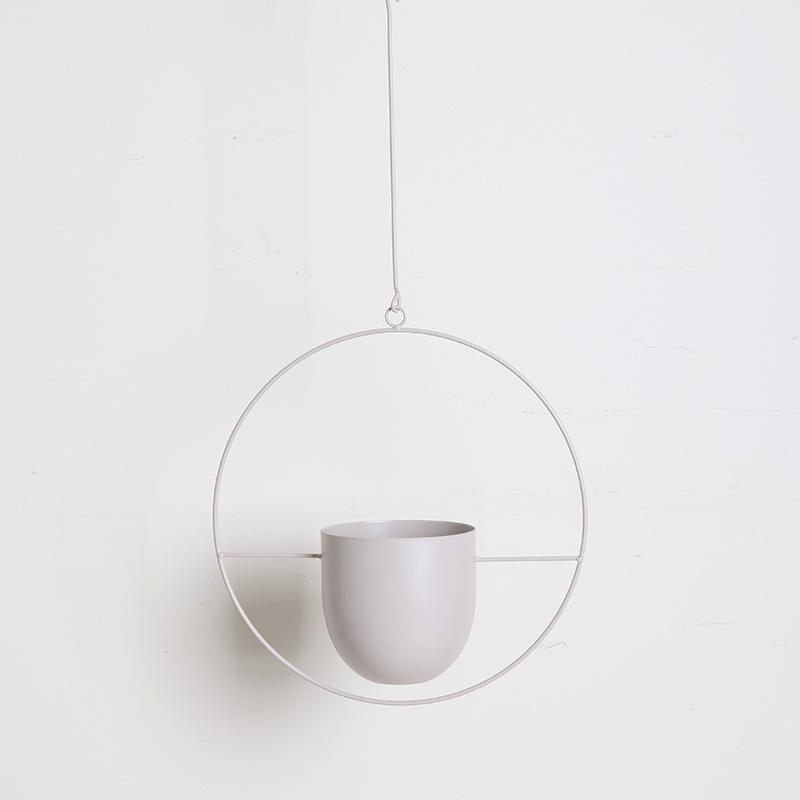 Metal Hanging FlowerPot Plant Hanger Chain Iron Aerial FlowerPot Plant Basket Holder Swinging Flower Pot Home Balcony Decoration