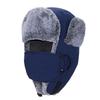 Men's and women's hats outdoor winter cycling ear protection cold protection thickened imitation rabbit fur warm ski hat
