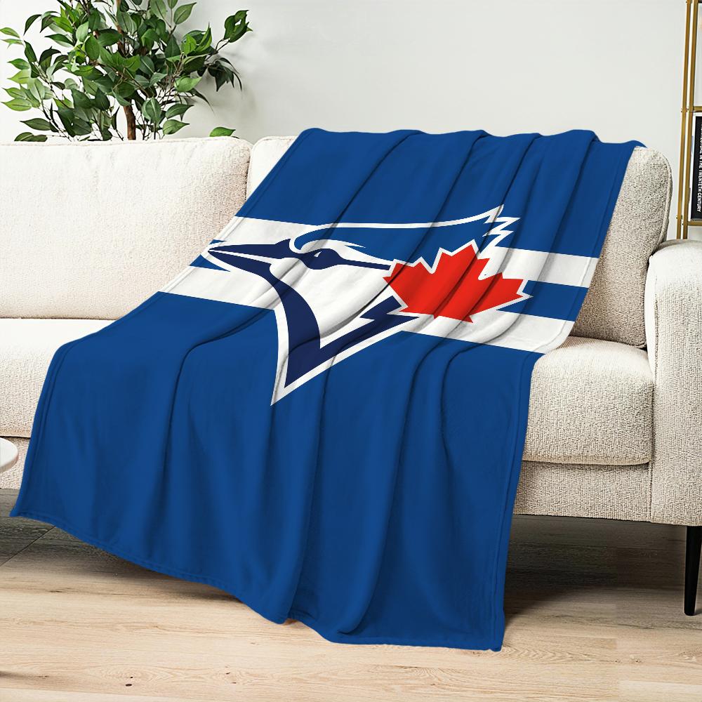 Toronto Blue Jays Baseball Blanket Blanket for Couch Sofa Travel Home Hiking Picni Bed Beding Flannel Blanket birthday gift