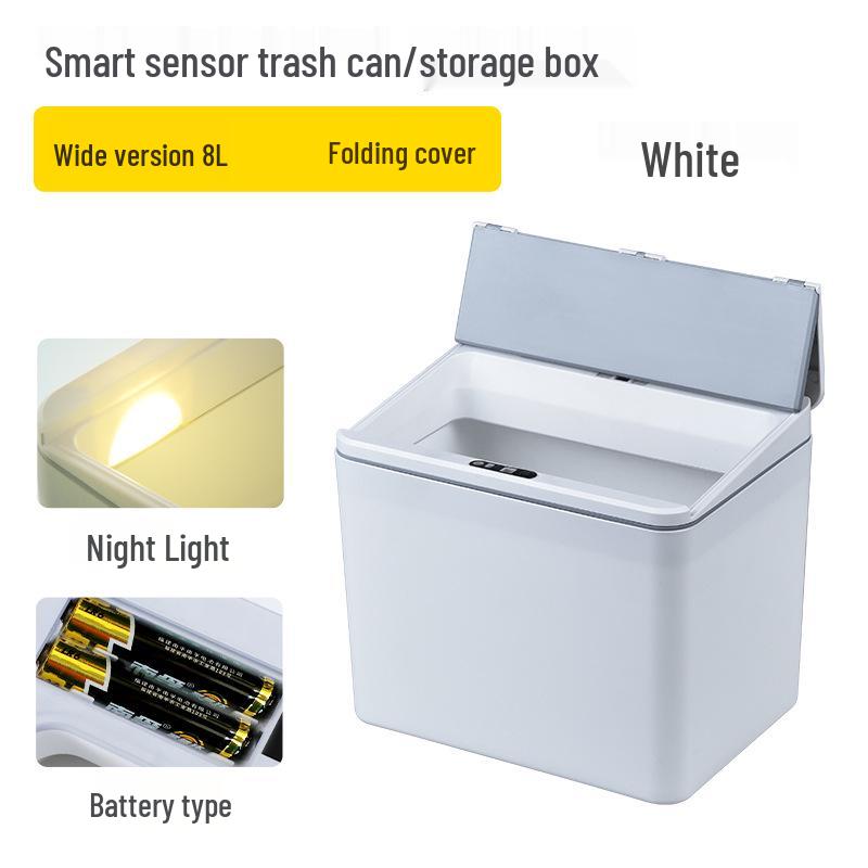 Smart Induction Desktop Trash & Storage Bin