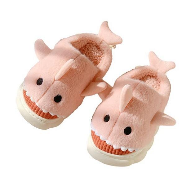 Slippers, Shark, Women's, Men's, Room Shoes, Parents and Children, Small Size, Plush Slippers, Cute, Boa Soles, Indoor Shoes, Room, Bare Feet, Boa
