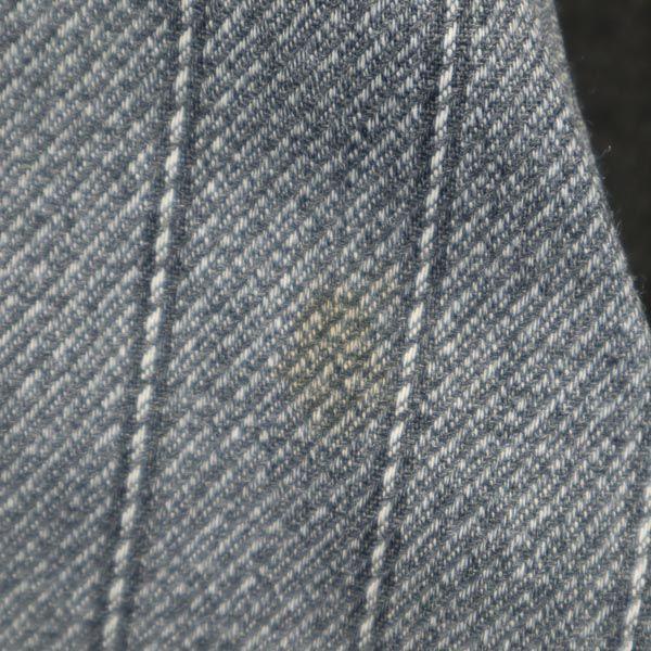 VINTAGE 70s Striped Pattern Pants Gray Men's Used