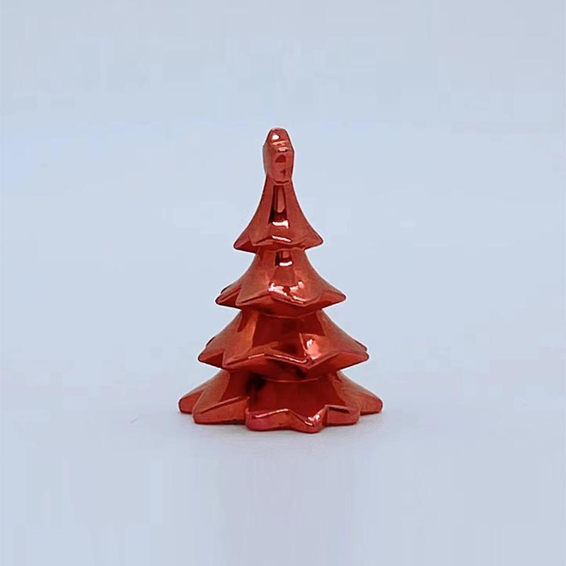 Christmas Tree Ornament Ceramic Cup Lid Handle Decoration Christmas Mini Desktop Ornaments