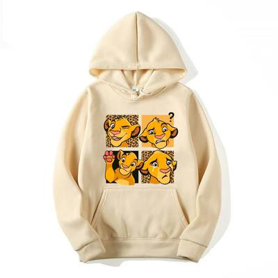 2025 New Disney The Lion King Hoodies Cartoon Anime for Men Women Couple Hooded Hoodie Youth Autumn and Winter Casual Clothes
