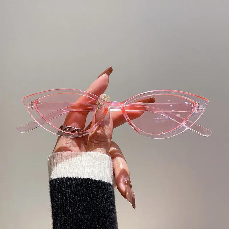 Vintage Small Frame Cat Eye Sunglasses Women For Men Trendy Sun Glasses Punk Luxury Brand Designer Retro Sexy Lady Shades Uv400