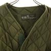 DUTCH ARMY 70s Vintage Liner Quilted Jacket 96-100 Khaki Military Men's Used