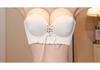 Women's Strapless Push-Up Bandeau Bra, Non-Slip, Seamless, for Small Busts