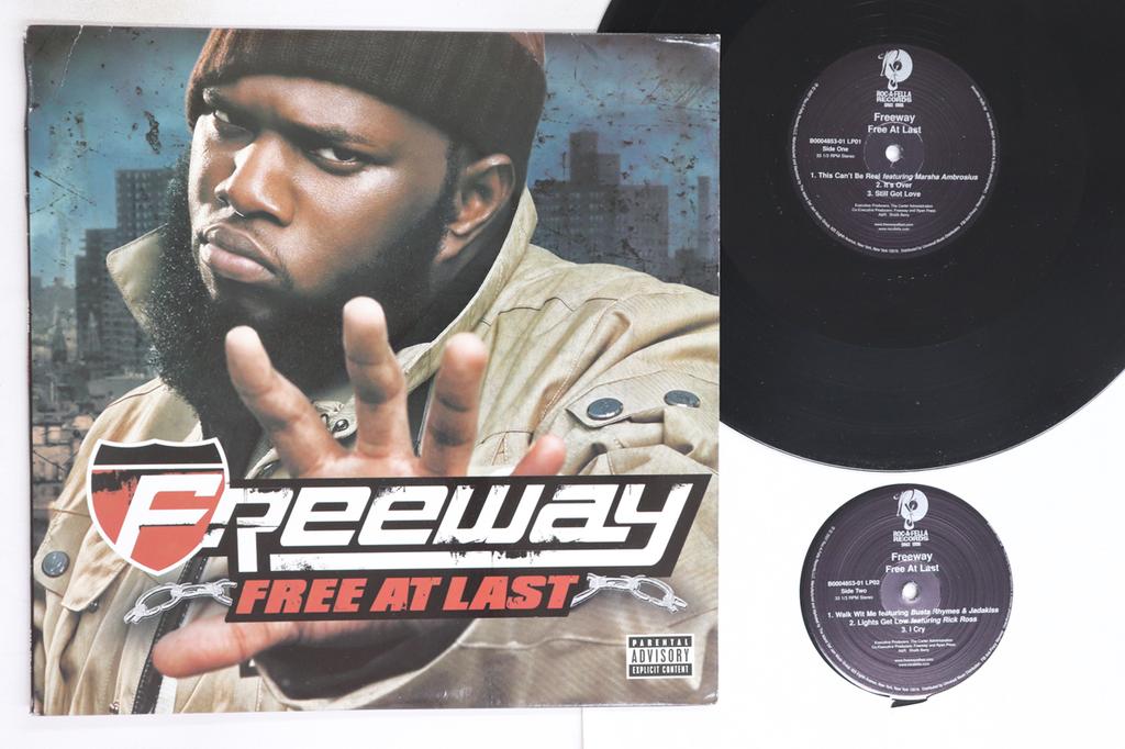LP Record FREEWAY - Free At Last B000485301LP02 ROC-A-FELLA 2007 US Rap & Hip-Hop/R&B Used