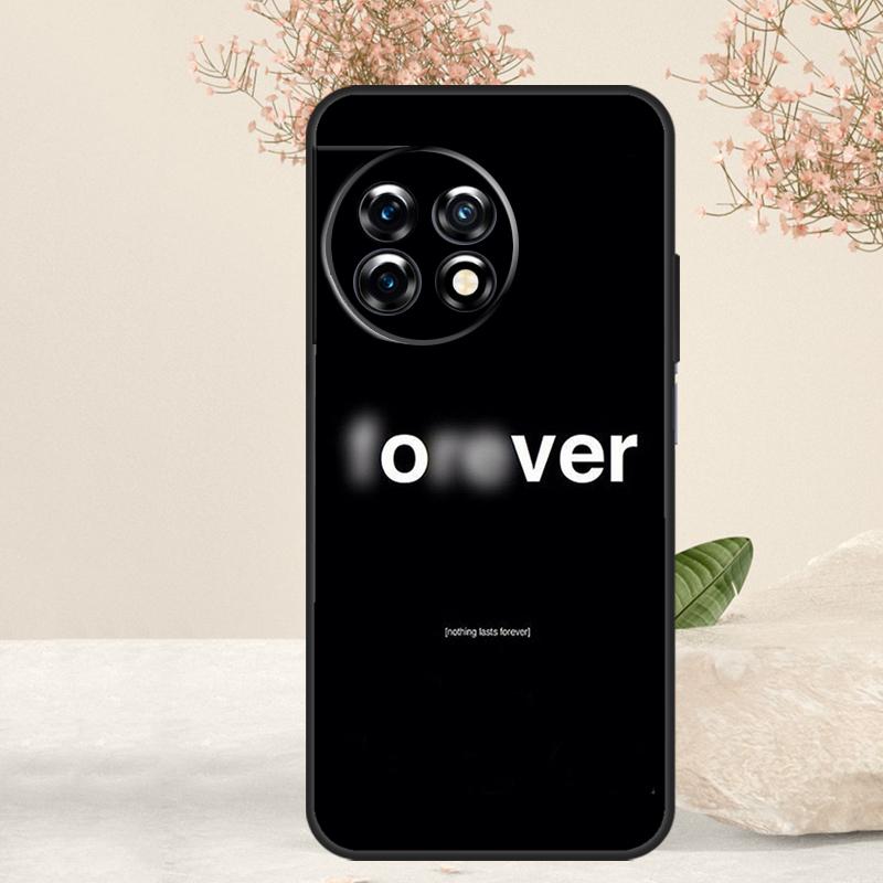 Sad Depression Black Word Case For OnePlus 15 13 12 11 13T 13R 12R 15R 10T 8T 10 Pro Nord 5 CE 4 3 2 Lite N20 N30 Cover