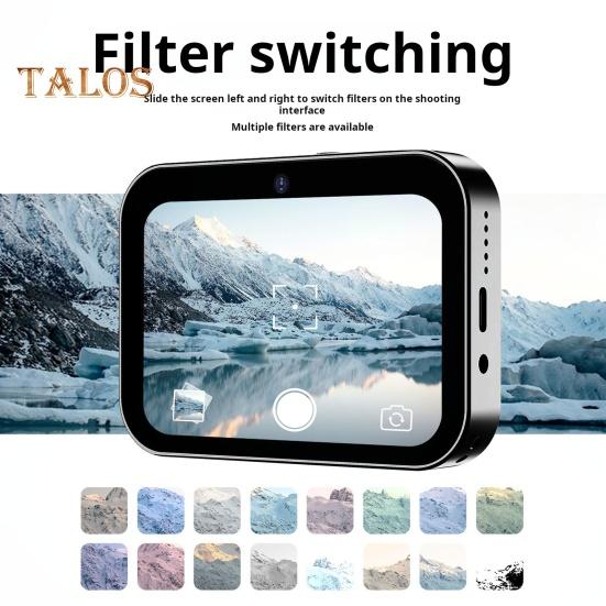 Touchscreen Digital Camera Face Detection Autofocus Vlogging Camera Portable 64MP 16X Compact Size Selfie Digital Camera