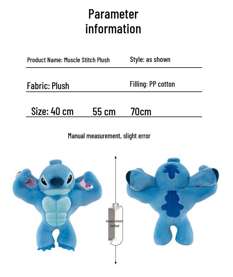 Creative Stitch Plush Toy - Personalized Lilo & Stitch Doll Sleep Companion Pillow