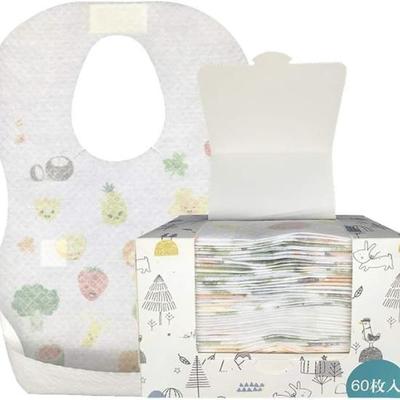 Bavoir jetable pour bébé, Bavoir imperméable, Bavoir pour l'heure du repas pour les tout-petits, Pas de lavage requis