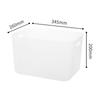 Plastic Storage Box with Lid - Ideal for Clothes, Snacks, and Sundries
