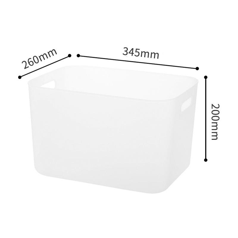 Plastic Storage Box with Lid - Ideal for Clothes, Snacks, and Sundries