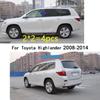 Car TPU/Glossy Mirror Pillar Post Cover For Toyota Highlander 2008 2009 2010 2011-2014 Door Trim Window Molding Sticker 4pcs
