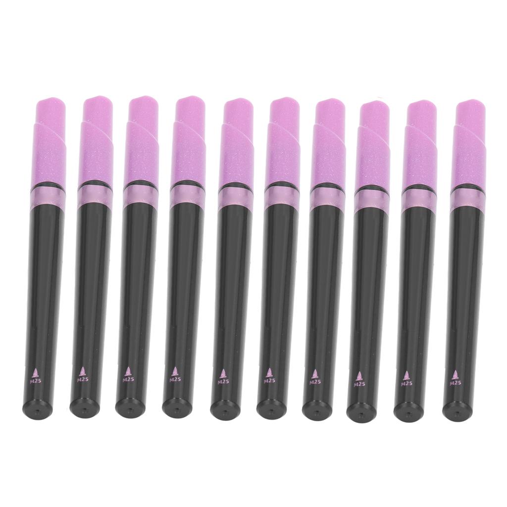 10 Pcs Paint Markers Purple Metal Texture Waterproof Glass Marker for DIY Album Clothes Ceramic Hand Painted