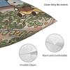 Pillow Cover Bear Cartoon Cute Bubu Dudu Graphic Cushion Cover  Vintage Pillow Case For Sofa Home Decorative Pillowcases