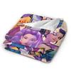 Kpop-inspired Flannel Blankets Winter  Warm Soft Throw Blanket for Child Couch Chair Pattern Bedspread Sofa Bed Cover