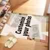 Customize Photo Personalized image Floor Mat Perfect for Entryway Playrooms Balcony Hallway Anti-slip Rug Decorate Offices