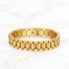 Stainless Steel Bracelet with Strap - High-end, Fashionable, Retro, Versatile Hand Jewelry for Both Men and Women