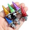 1/4pcs M6 License Plate Fixing Plate Screw M6 Threaded Pointed Aluminum Alloy Fasteners Colorful Universal Car Styling Gasket
