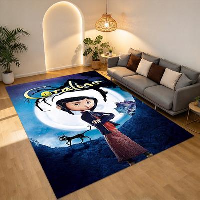 Coraline World Living Room Nonslip Area Rug Soft Carpet For Bedroom Game Playroom Sofa Office Home Decor Doormat Christmas Gift C9302113