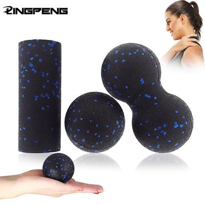 Yoga Erdnussbälle Körpermassage Faszienball Anzug Schaumstoffblock Hohe Dichte Muskelentspannung Lacrosse Übung Fitness Schmerzlinderung