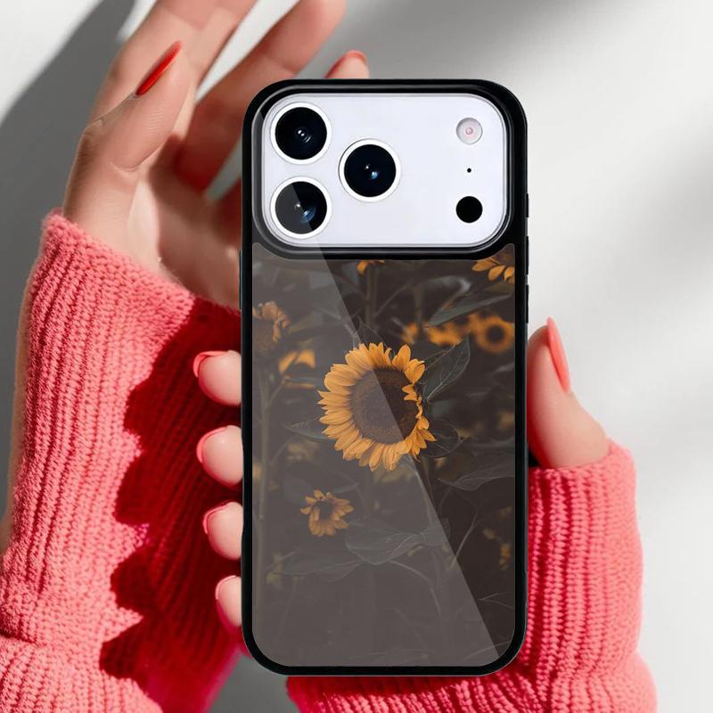 Peony Sunflowe Rose Daisy Plants Flower Phone Case for iPhone 17 Air 16e 15 14 13 Pro Max Back Cover for 12 11 Pro Coque