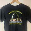 VTG St Louis Gateway To the West Graphic Tshirt 90s Adult Small Tourist Travel