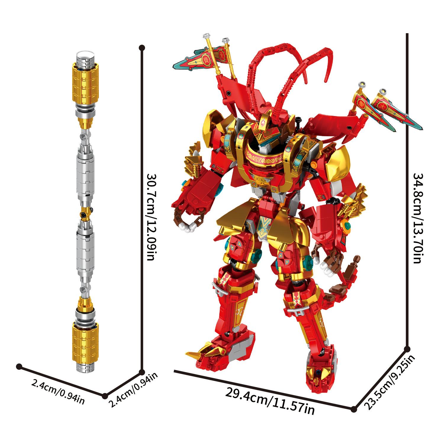 High-Quality 1122Pcs High-Quality Electroplated High-Quality Monkey High-Quality Building High-Quality Blocks Play sets Construction set