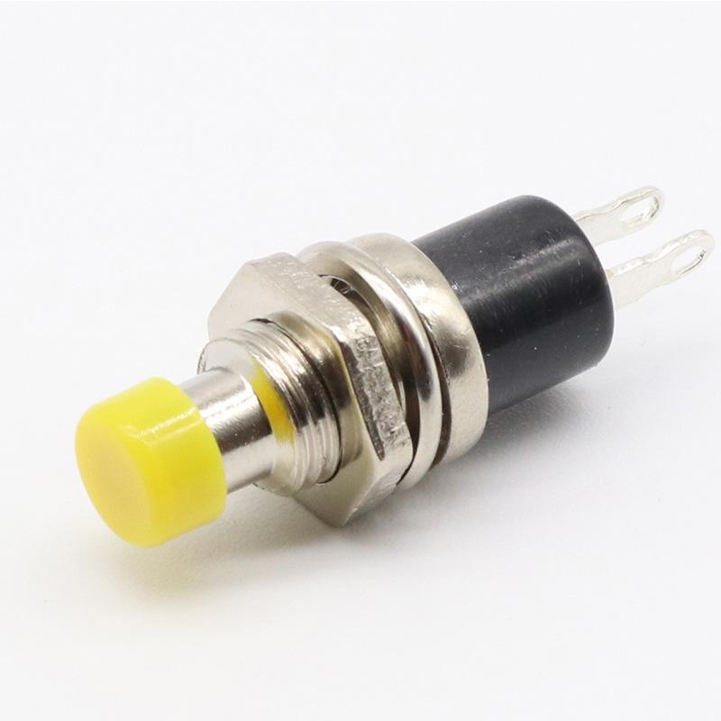 6pcs 7mm Momentary Push Button Switch Press the Reset Switch Momentary On Off Push Button Micro Switch Normally Open NO