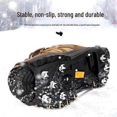 Ramponi da Ghiaccio da Esterno per Bambini - Punte da Neve Antiscivolo per Scarpe, Stivali da Neve e Attrezzatura da Alpinismo.