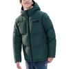 Skechers Warm Outdoor Waterproof Hooded Quilted Down Jacket Men Jackets Bush-Green P423M126-03RT