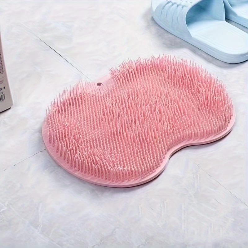 Back Scrubber For Shower Foot Brush New Wall Mounted Back Scrubber Bathroom Wash Foot Mat Exfoliating Dead Skin Foot Brush Blue