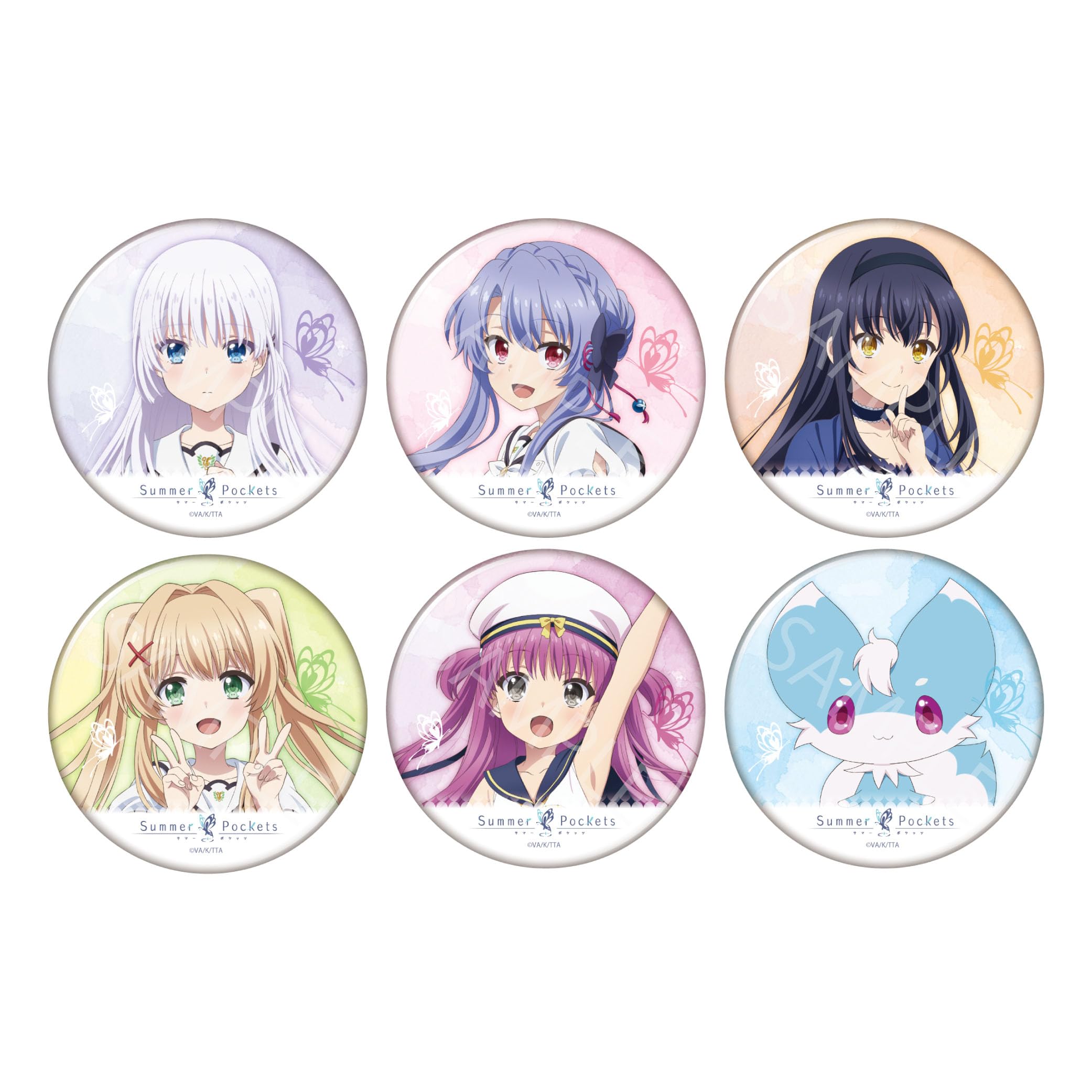

Summer Pockets Trading Badges Box of 6