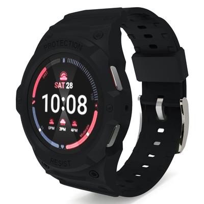 Für Samsung Galaxy Watch7/6/5/4 44mm TPU Uhrenarmband+Gehäuseabdeckung Integriertes Design
