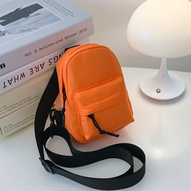 Children's Bag Internet Celebrity Fashion Foreign Style Bag Boys Messenger Bag Korean Version Simple New Girl Canvas Bag