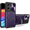 Armored Case for Infinix Hot 30 4G, CamShield Slide, Purple