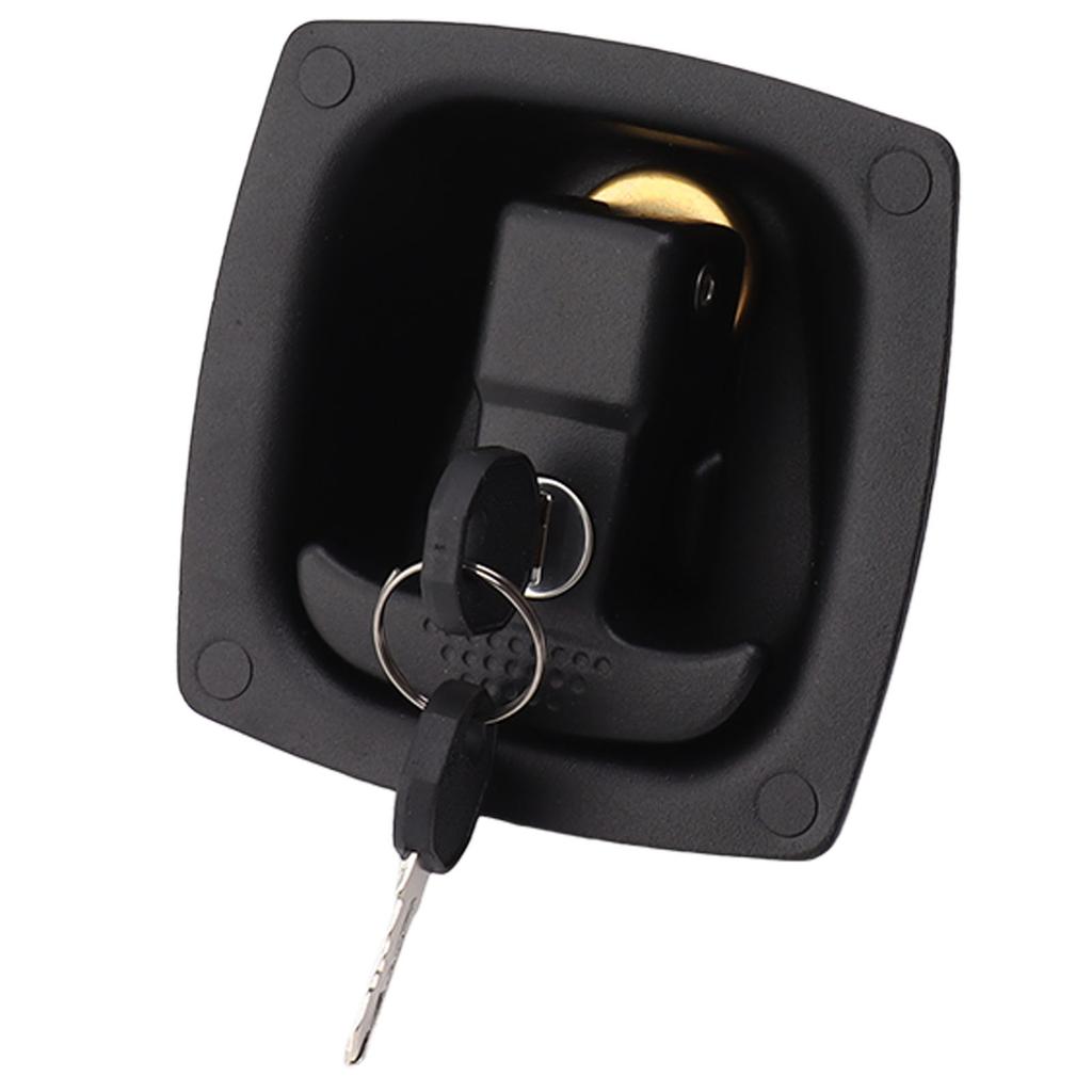 T Handle Door Latch 4x6mm Hole Spacing Zinc Alloy Folding Rotary Compression Toolbox Entrance