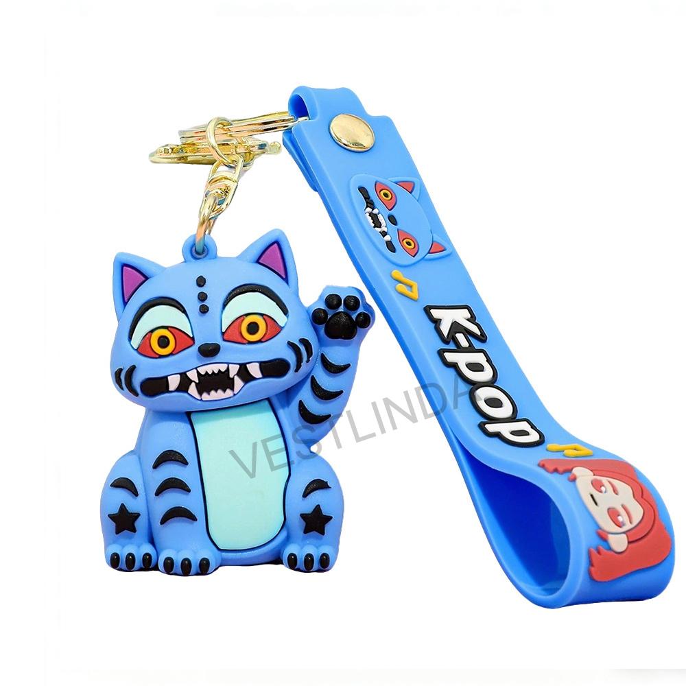 1 OR 10 PIECES KOREAN POP Demon Hunter Key Ring Rumi Key Chain Pendant Exquisite Merchandise Playthings Pouch Car Key Pendant Decoration Holiday