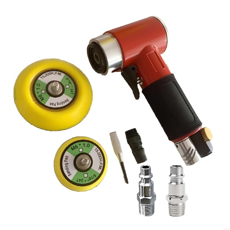 Multi Size Air Operated Sanding Tool 1 2 3 Inch Polishing Tool Perfect for Smoothing Metal and Plastic Finishes