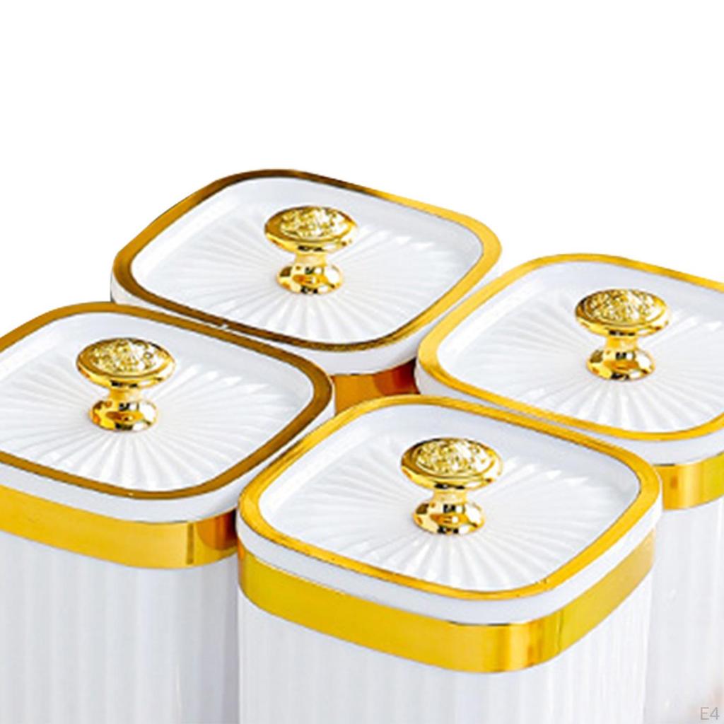 Dried Fruit Plate Candy Nuts Dish with Lid 4 Grids Divided Serving Dishes Appetizer for Party