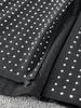 Sexy Schwarze Diamanten 2 stücke Set Frauen Party Ärmellose Kurze Tops + Hohe Taille Split Rock Weibliche Zwei Stück Anzüge club Mode 2021