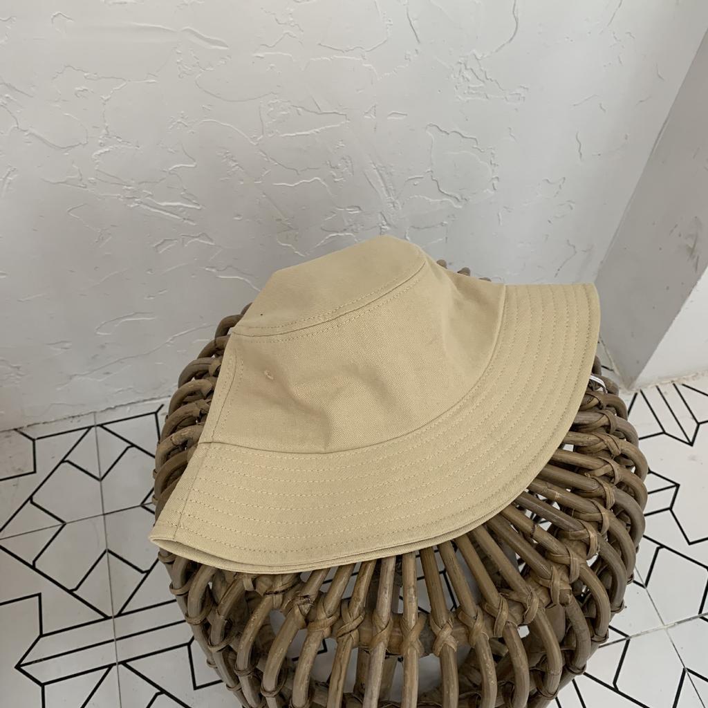 Chapeau de pêcheur uni de base style japonais pour femmes, chapeau de soleil pliable, chapeau de protection solaire, chapeau polyvalent version coréenne, tendance pour hommes
