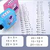 Division Teacher Supplies Math Calculate Math Practice Roller Number Rolling Stamp Arithmetic Stamp